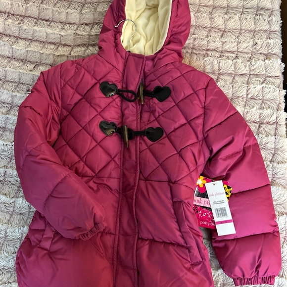 Pink Platinum Winter Puff jacket
Size 7/8 Hot Pink - Picture 1 of 6